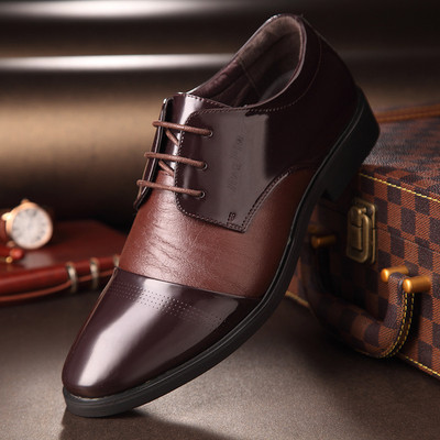 Стилни официални обувки за мъжете в два различни цвята