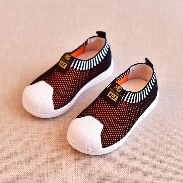 Γλυκά casual πάνινα παπούτσια για κορίτσια  χωρίς κορδόνια σε τρία χρώματα