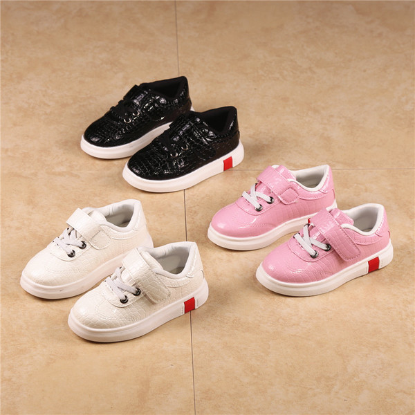 Περιστασιακά παιδικά πάνινα παπούτσια για κορίτσια με  λουράκια βελκρό σε τρία χρώματα