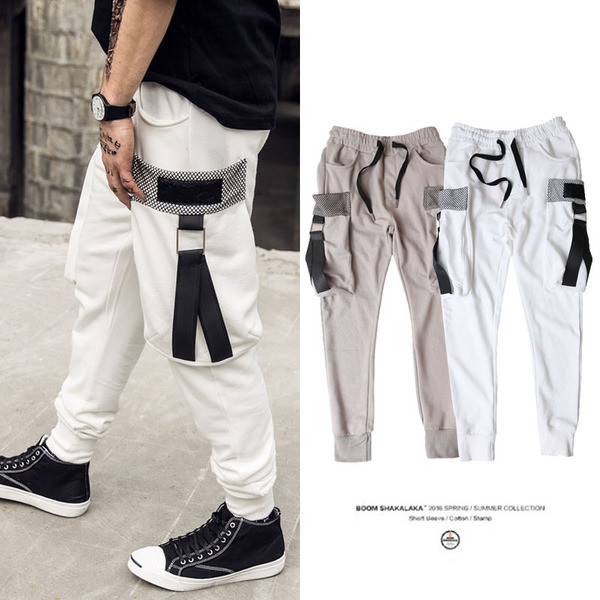 Αθλητικά κομψά αντρικά παντελόνια με τσέπες