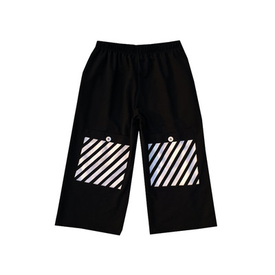 Κομψά αντρικά παντελόνια σε ευρύ σχέδιο σε μαύρο χρώμα - 7/8