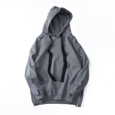 Ανδρικό φούτερ με φερμουάρ και κουκούλα σε τρία χρώματα