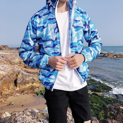 Αθλητικό φούτερ ανδρικό σε δύο χρώματα με κουκούλα