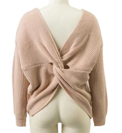 Πολύ κομψό γυναικείο πουλόβερ