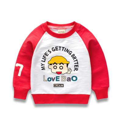 Γλυκό παιδικό μπλουζάκι σε κόκκινο χρώμα με μια εικόνα