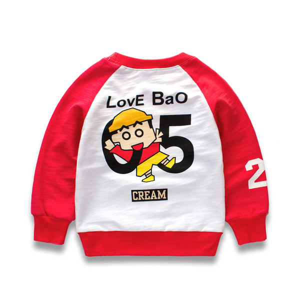 Γλυκό παιδικό μπλουζάκι σε κόκκινο χρώμα με μια εικόνα