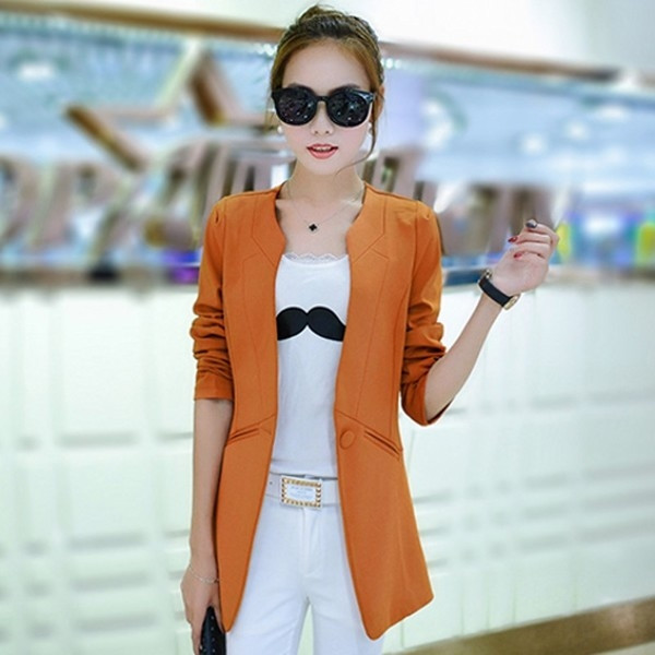 Κομψό γυναικείο σακάκι - λεπτή εφαρμογή σε έξι χρώματα