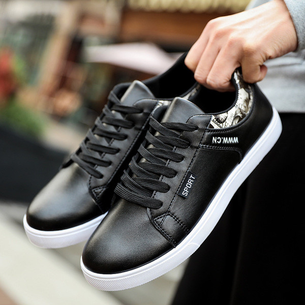 Мъжки спортно-елегантни кецове с връзки в три различни модела