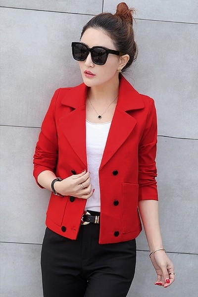 Спортно-елегантно дамско сако в четири цвята