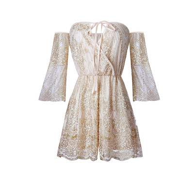 Κομές γυναικείες φόρμες με όμορφα κεντήματα, λεπτές λωρίδες και ντεκολτέ