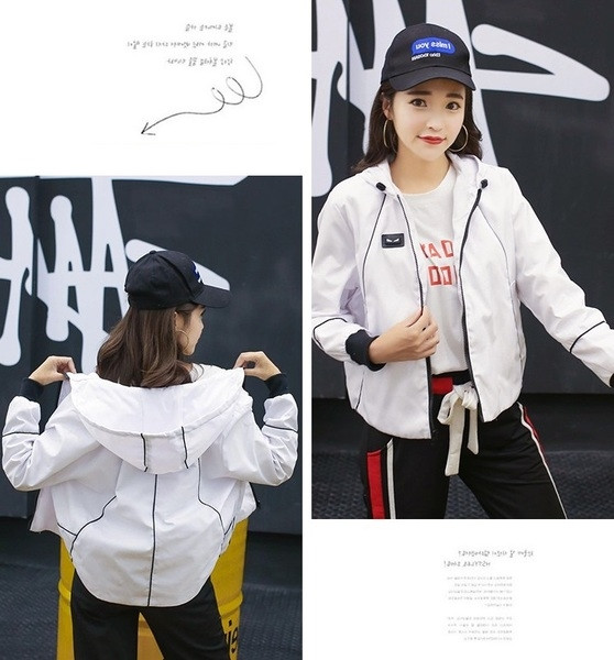 Много актуално дамско яке с качулка в свободен стил и в четири цвята