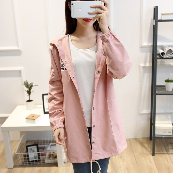 Σπορ-κομψό μακρύ παλτό σε πολλά χρώματα και κουκούλα