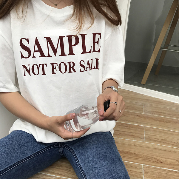 Γυναικεία casual μπλούζα με 3/4 μανίκια και επιγραφή