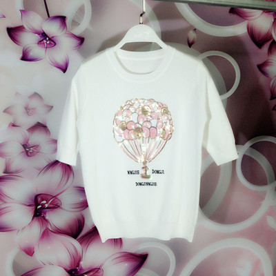 Γυναικείο  πουλόβερ σε διάφορες εικόνες και διακόσμηση