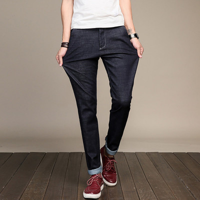 Μοντέρνα ανδρικά παντελόνια denim "slim fit"