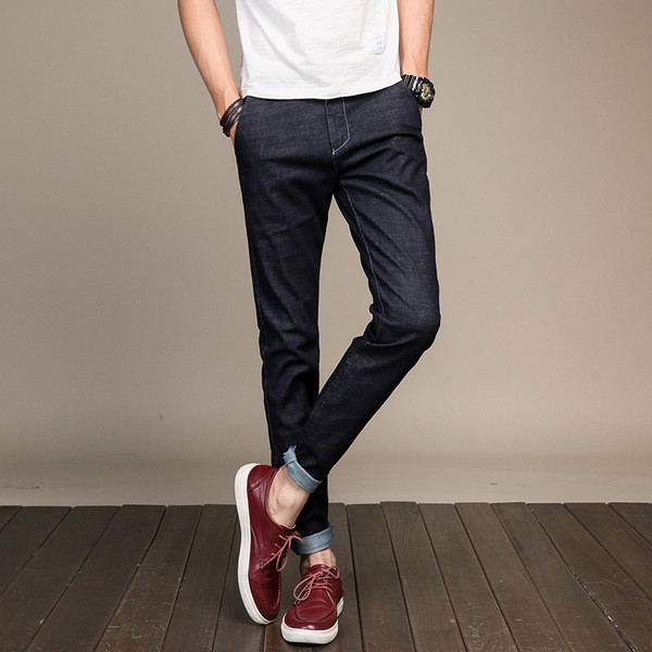 Μοντέρνα ανδρικά παντελόνια denim "slim fit"