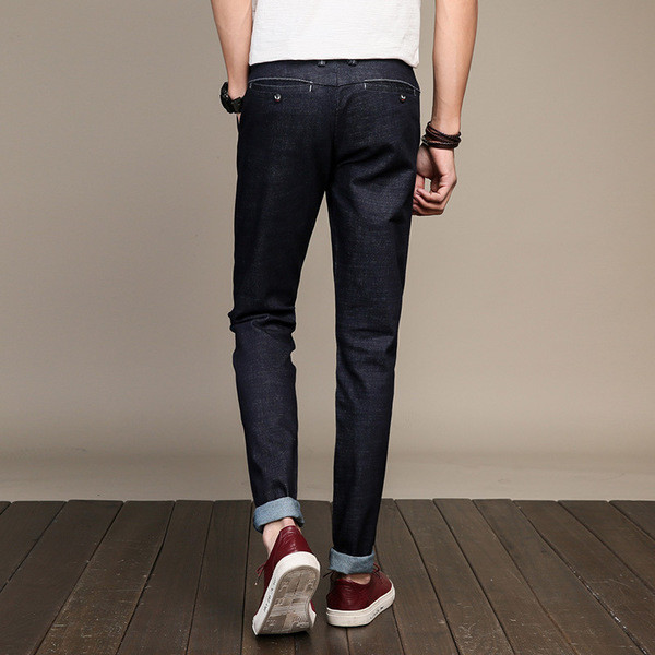 Μοντέρνα ανδρικά παντελόνια denim "slim fit"