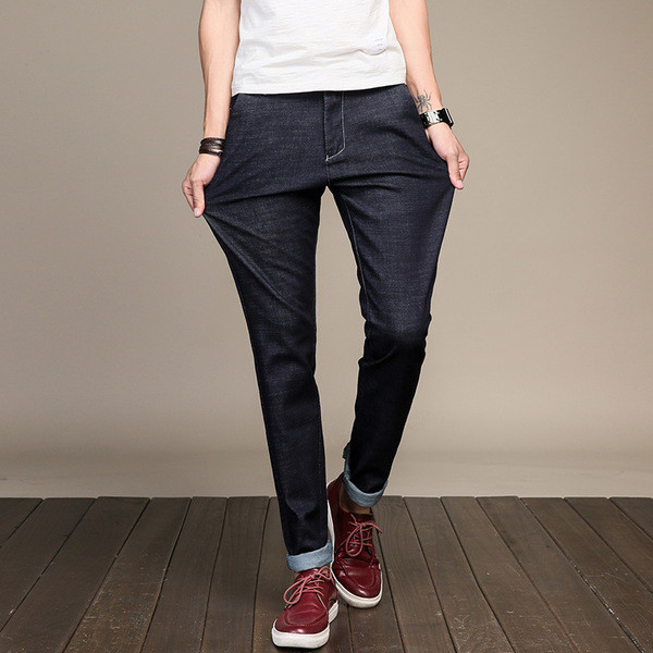 Μοντέρνα ανδρικά παντελόνια denim "slim fit"