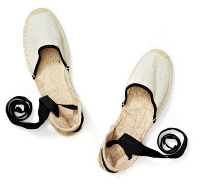 Casual γυναικεία κλειστά παπούτσια με ρωμαϊκούς δεσμούς γύρω από τον αστράγαλο - 4 μοτίβα