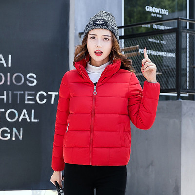 Късо дамско яке в изчистен модел в много цветове