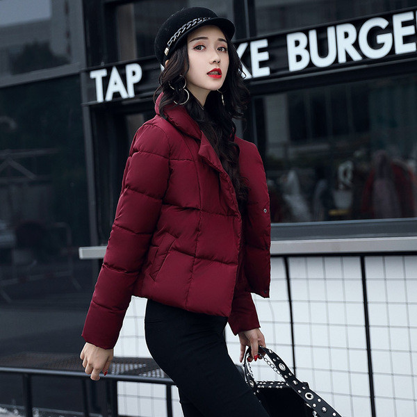 Стилно зимно яке за дамите в изчистен модел в много цветове