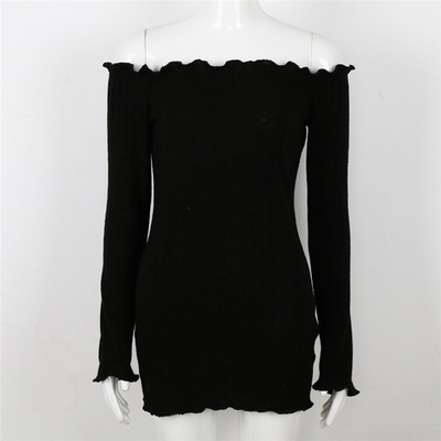 Γυναικείο καθημερινό φόρεμα σε γυμνούς ώμους σε τέσσερα διαφορετικά χρώματα