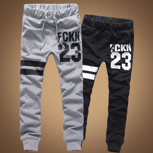 Καθημερινό ανδρικό παντελόνι  κατάλληλο για αθλήματα - 2 χρώματα