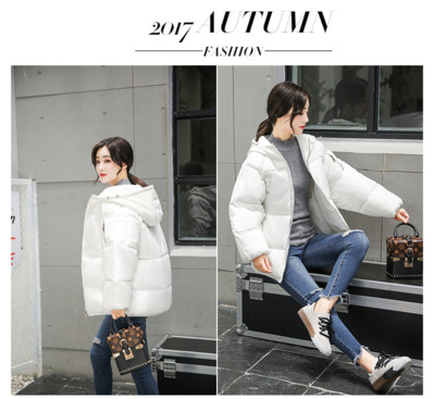 Πολύ παχιά γυναικεία μπουφάν  με κουκούλα σε τέσσερα χρώματα