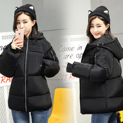 Πολύ παχιά γυναικεία μπουφάν  με κουκούλα σε τέσσερα χρώματα