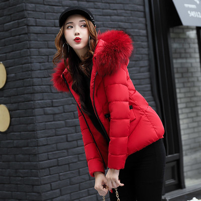 Ζεστό χειμωνιάτικο  μπουφάν με κουκούλα και γούνα σε πολλά χρώματα