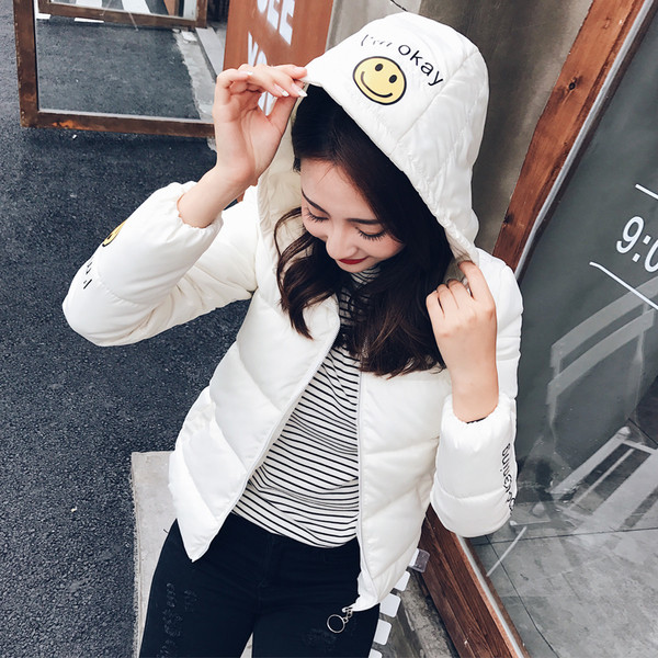 Καθημερινό γυναικείο μπουφάν για το χειμώνα με κουκούλα σε πολλά χρώματα