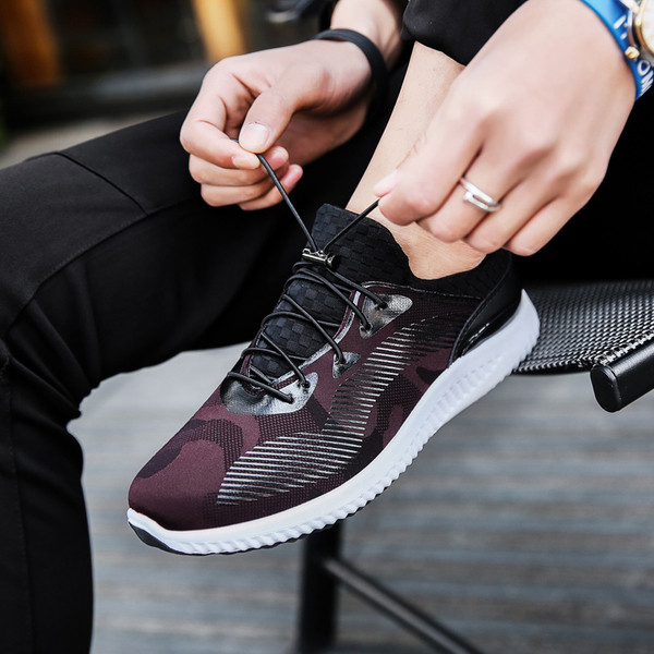 Αθλητικά κομψά αντρικά παπούτσια σε τέσσερα χρώματα