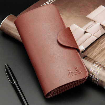 Много елегантен мъжки бизнес портфейл в три различни цвята