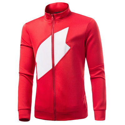 Ανδρικό ανδρικό φούτερ αθλήματος με κολάρο πόλο σε διάφορα χρώματα, κατάλληλη για καθημερινή ζωή