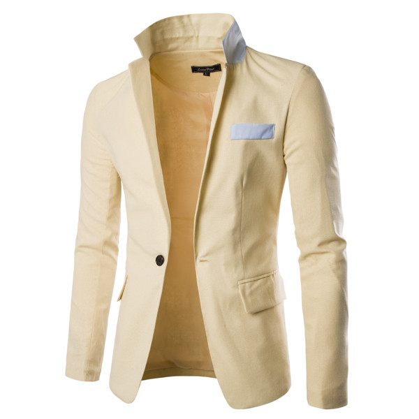 Официално мъжко сако с едно копче в четири цвята
