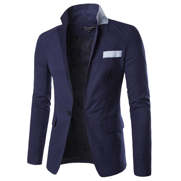 Официално мъжко сако с едно копче в четири цвята