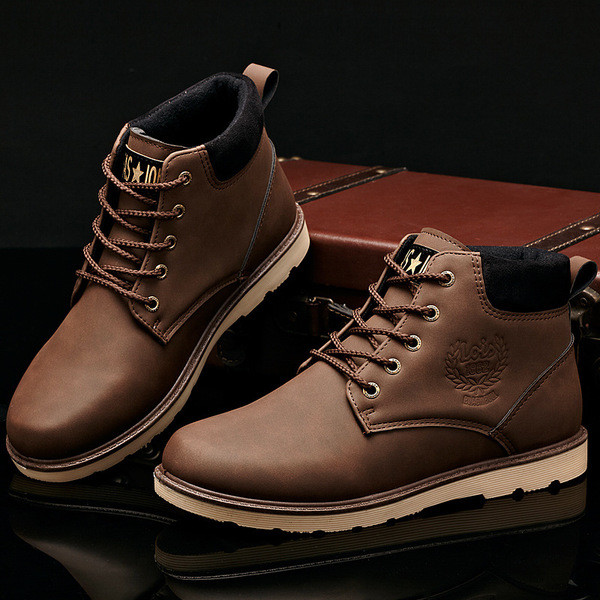 Πολύ άνετα και ζεστά αντρικά χειμωνιάτικα παπούτσια με δεσμούς - 3 μοντέλα