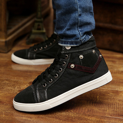 Χειμερινά αθλητικά ανδρικά παπούτσια  με επίπεδη σόλα - 3 χρώματα