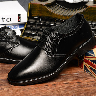Стилни мъжки обувки подходящи за официални поводи в черен цвят