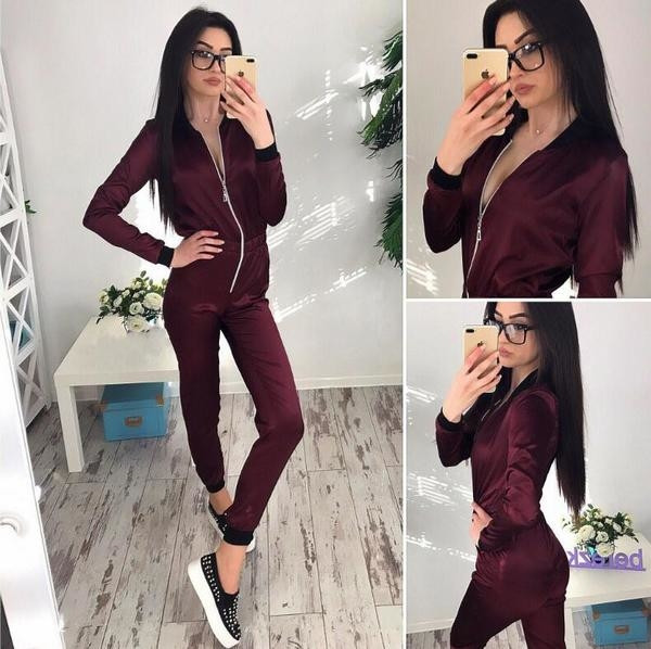 Удобен дамски цял гащеризон - 3 цвята