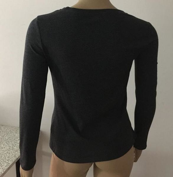 Дамска ежедневна тениска с дълъг ръкав и забавен принт