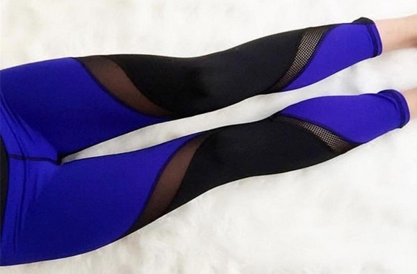 Спортен дамски клин с прозрачни части в три цвята