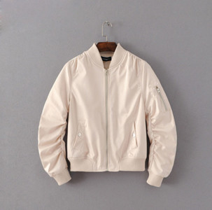 Актуално бомбър яке за дамите в семпъл модел и в много цветове