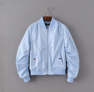 Актуално бомбър яке за дамите в семпъл модел и в много цветове