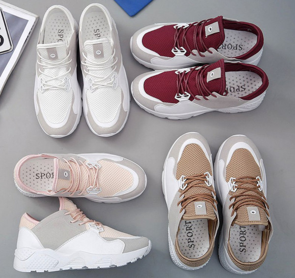 Αθλητικά  γυναικεία παπούτσια ν με κορδόνια  και πολύ άνετη σόλα - 4 χρώματα