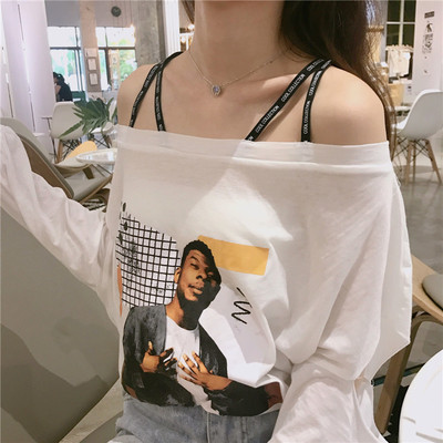 Καθημερινή γυναικεία  μπλούζα με πεσμένα μανίκια  σε τρία χρώματα