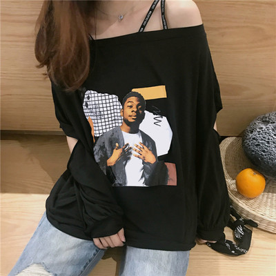 Καθημερινή γυναικεία  μπλούζα με πεσμένα μανίκια  σε τρία χρώματα