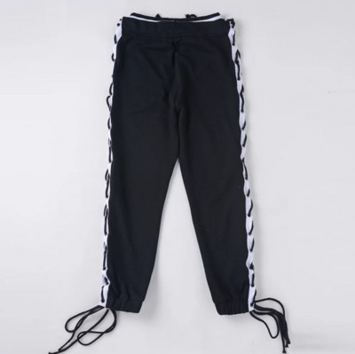 Καθημερινό γυναικείο παντελόνι με κορδόνια