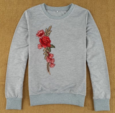 Πολύ άνετη μπλούζα με μεγάλο μανίκι και κεντήματα - 3 μοντέλα