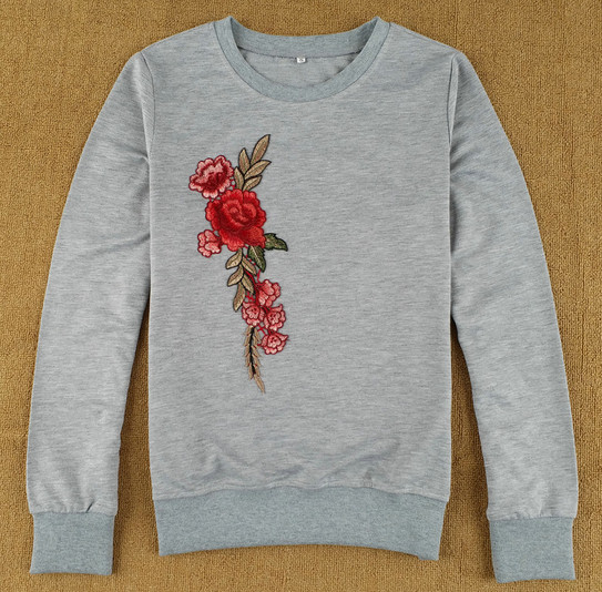 Πολύ άνετη μπλούζα με μεγάλο μανίκι και κεντήματα - 3 μοντέλα